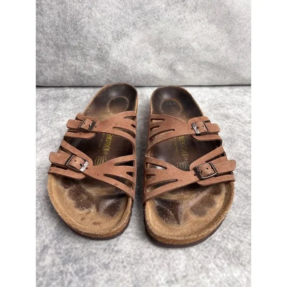 Birkenstock Granada Double Strap Sandals in Mocha Size EU 42 US Ladies 11 Mens 9 - Picture 4 of 10